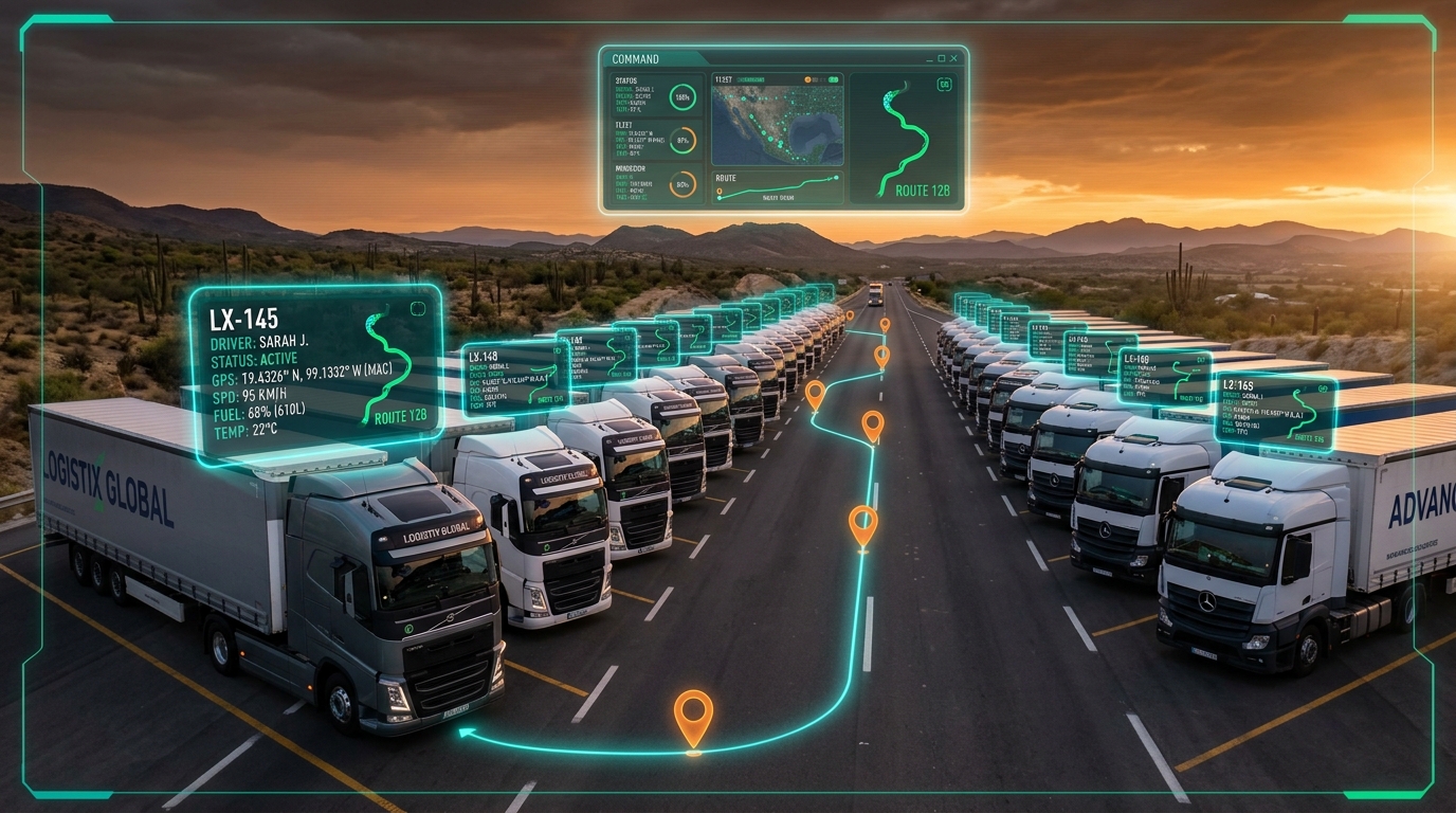 Monitoreo de flota GPS